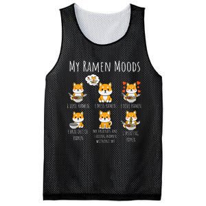 Ramen Lover Shiba Inu Dog Japanese Noodles Ramen Mesh Reversible Basketball Jersey Tank