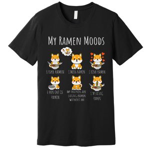 Ramen Lover Shiba Inu Dog Japanese Noodles Ramen Premium T-Shirt