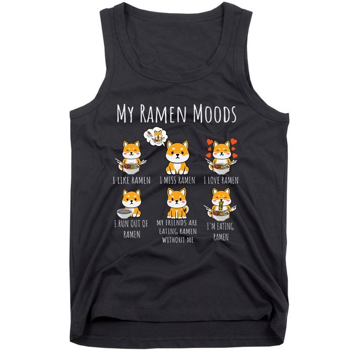 Ramen Lover Shiba Inu Dog Japanese Noodles Ramen Tank Top