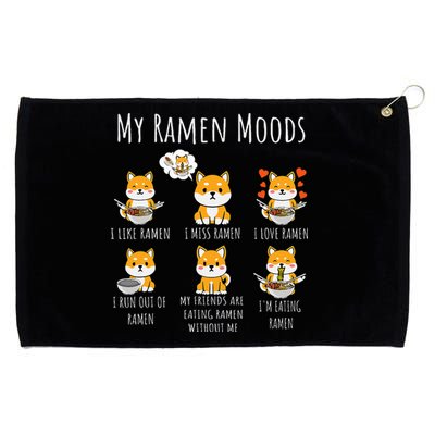 Ramen Lover Shiba Inu Dog Japanese Noodles Ramen Grommeted Golf Towel