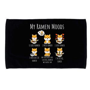 Ramen Lover Shiba Inu Dog Japanese Noodles Ramen Microfiber Hand Towel