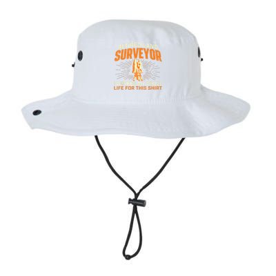 Retired Land Surveyor Land Examiner Cartographer Surveying Legacy Cool Fit Booney Bucket Hat