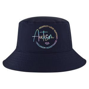 Respect Love Support Autism Awareness Month Women Men Cool Comfort Performance Bucket Hat