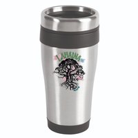 Retro Lahaina Strong Love Maui Support Hawaii Trees 16oz Travel Tumbler
