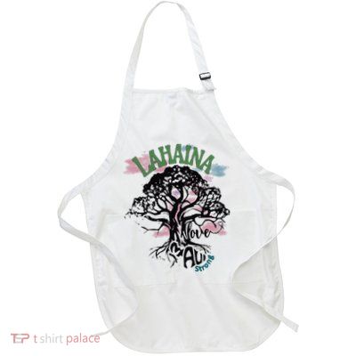 Retro Lahaina Strong Love Maui Support Hawaii Trees Apron