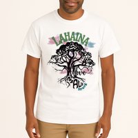 Retro Lahaina Strong Love Maui Support Hawaii Trees Tall T-Shirt
