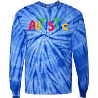 Respect Love Support Acceptance Autism Awareness Day Gift Tie-Dye Long Sleeve Shirt