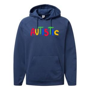 Respect Love Support Acceptance Autism Awareness Day Gift Performance Fleece Hoodie