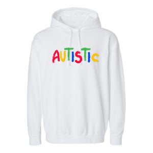 Respect Love Support Acceptance Autism Awareness Day Gift Garment-Dyed Fleece Hoodie