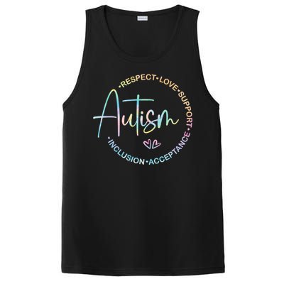 Respect Love Support Autism Awareness Month Meaningful Gift PosiCharge Competitor Tank