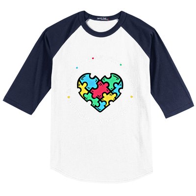 Respect Love Support Autistic Autism Awareness Teachers Gift Baseball Sleeve Shirt