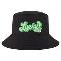 Retro Lucky St Patricks Day Irish Clover Cool Comfort Performance Bucket Hat