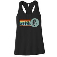 Retro Land Surveying Human Evolution Engineer Land Surveyor Women's Racerback Tank