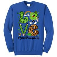 Retro Love School Principal Life St Patrick's Day Lucky Gift Sweatshirt