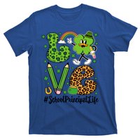 Retro Love School Principal Life St Patrick's Day Lucky Gift T-Shirt