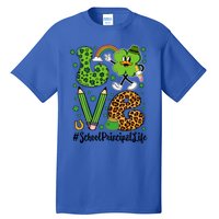 Retro Love School Principal Life St Patrick's Day Lucky Gift Tall T-Shirt