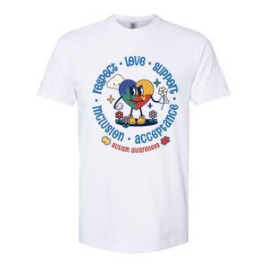 Respect Love Support Autism Awareness Month Gift Softstyle CVC T-Shirt