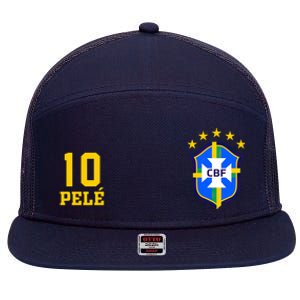 Rip Legend Soccer Pele Brazil Club 7 Panel Mesh Trucker Snapback Hat