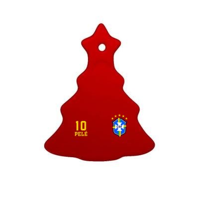 Rip Legend Soccer Pele Brazil Club Ceramic Tree Ornament