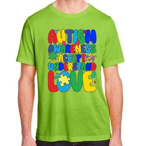 Respect Love Support Autism Awareness Month Funny Gift Adult ChromaSoft Performance T-Shirt