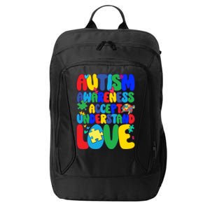 Respect Love Support Autism Awareness Month Funny Gift City Backpack