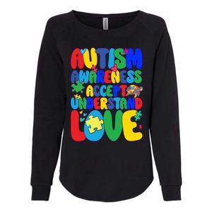 Respect Love Support Autism Awareness Month Funny Gift Womens California Wash Sweatshirt