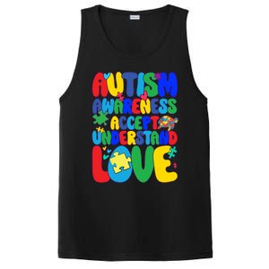 Respect Love Support Autism Awareness Month Funny Gift PosiCharge Competitor Tank