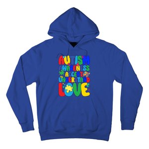 Respect Love Support Autism Awareness Month Funny Gift Hoodie