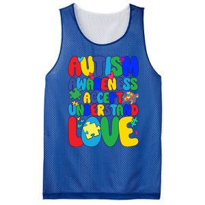 Respect Love Support Autism Awareness Month Funny Gift Mesh Reversible Basketball Jersey Tank