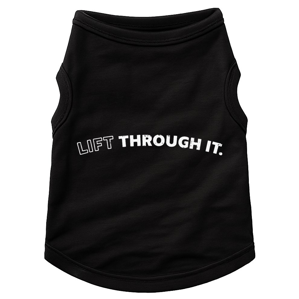 Retro Lift Through It Gift Doggie Tank