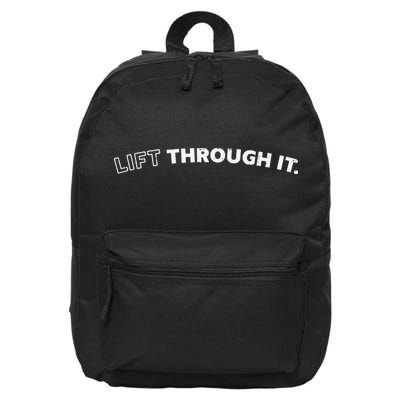 Retro Lift Through It Gift 16 in Basic Backpack