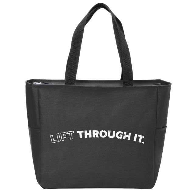 Retro Lift Through It Gift Zip Tote Bag