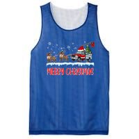 Reindeer Line Truck Christmas Merry Xmas Electrician Cute Gift Mesh Reversible Basketball Jersey Tank