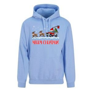 Reindeer Line Truck Christmas Merry Xmas Electrician Cute Gift Unisex Surf Hoodie