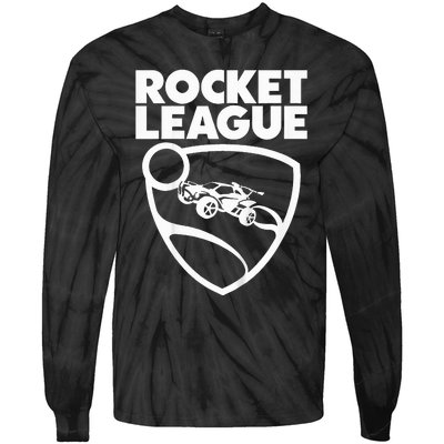 Rocket League Text Tie-Dye Long Sleeve Shirt