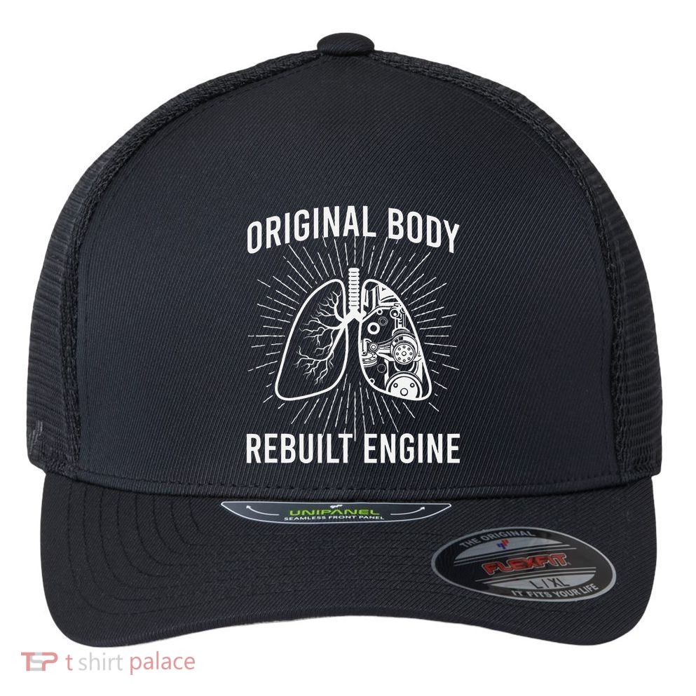 Rebuilt Lung Transplant Survivor Lung Transplant Recovery Flexfit Unipanel Trucker Cap