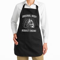 Rebuilt Lung Transplant Survivor Lung Transplant Recovery Full-Length Apron With Pockets