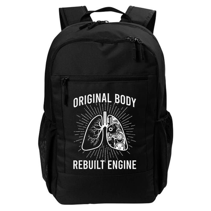 Rebuilt Lung Transplant Survivor Lung Transplant Recovery Backpack