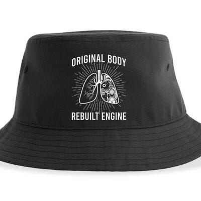 Rebuilt Lung Transplant Survivor Lung Transplant Recovery Sustainable Bucket Hat