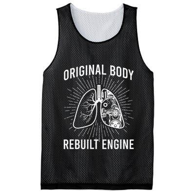 Rebuilt Lung Transplant Survivor Lung Transplant Recovery Mesh Reversible Basketball Jersey Tank