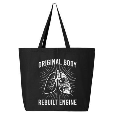 Rebuilt Lung Transplant Survivor Lung Transplant Recovery 25L Jumbo Tote