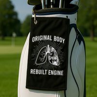 Rebuilt Lung Transplant Survivor Lung Transplant Recovery Golf Towel