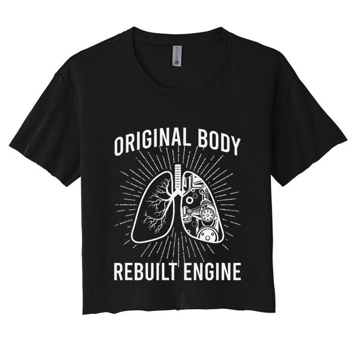 Rebuilt Lung Transplant Survivor Lung Transplant Recovery Crop Top