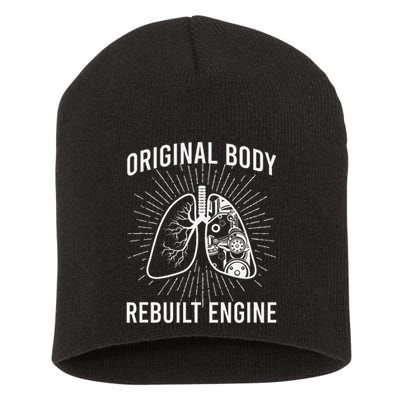Rebuilt Lung Transplant Survivor Lung Transplant Recovery Short Acrylic Beanie