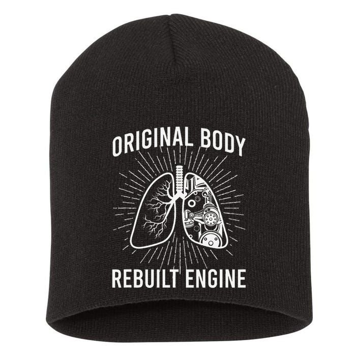 Rebuilt Lung Transplant Survivor Lung Transplant Recovery Short Acrylic Beanie