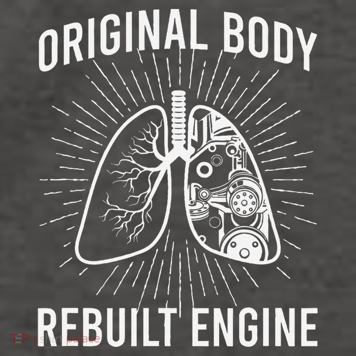 Rebuilt Lung Transplant Survivor Lung Transplant Recovery Vector Backpack