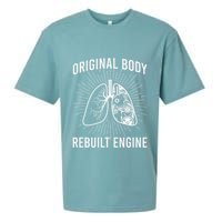 Rebuilt Lung Transplant Survivor Lung Transplant Recovery Sueded Cloud Jersey T-Shirt