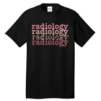 Radiology Leopard Technician Xray Tech Boho Nurse Tall T-Shirt