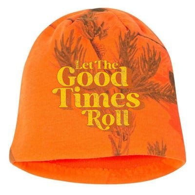 Retro Let The Good Times Roll Kati - Camo Knit Beanie