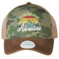 Retro Let the 3rd Grade Adventure Begin Fourth Grade Teacher Legacy Tie Dye Trucker Hat